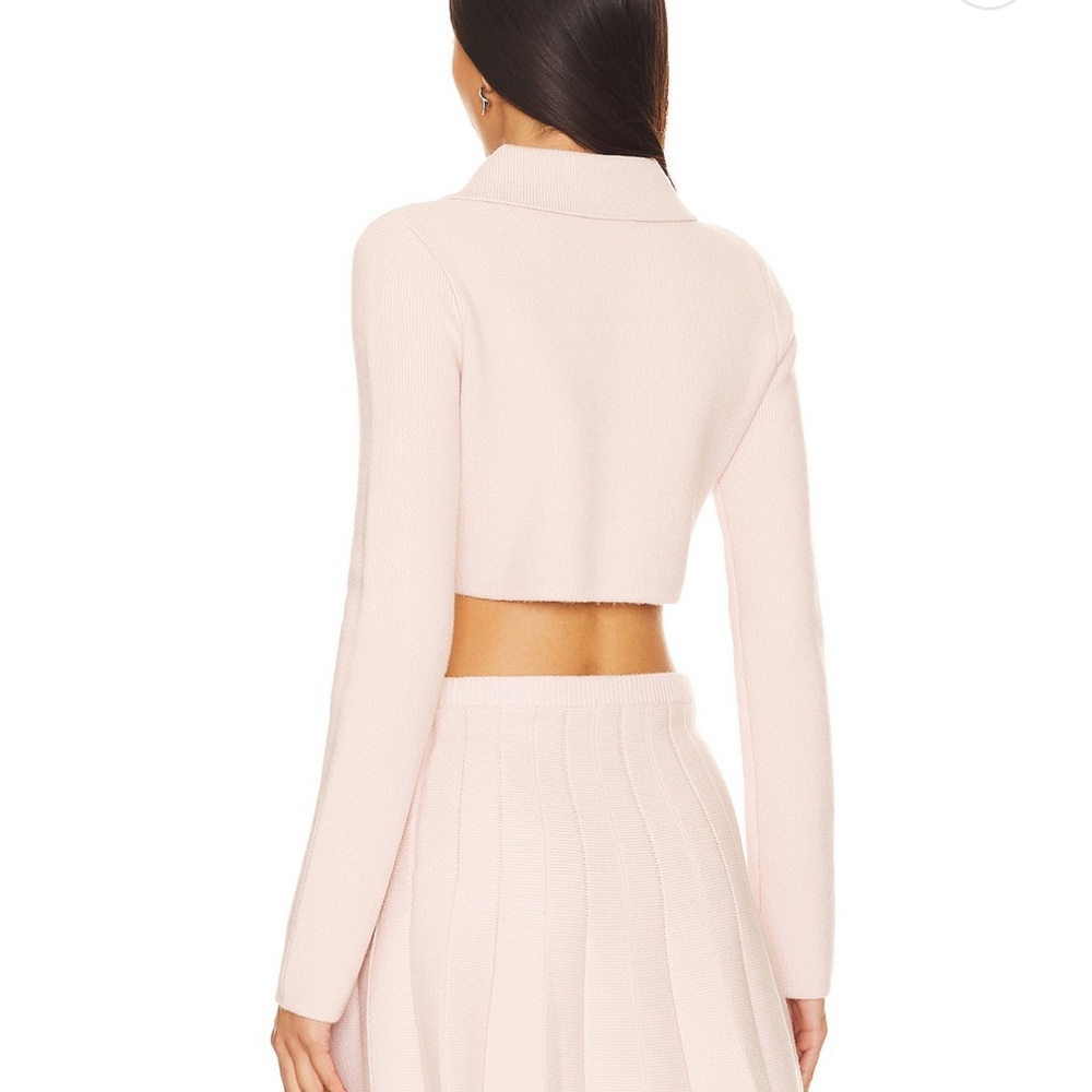 MAJORELLE Light Pink Cardigan and Skirt Ensemble - Picture 9 of 12